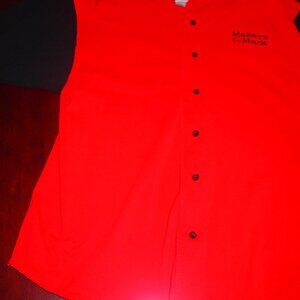 Makers Mark Whiskey Baseball Shirt Jersey Adult Size XL